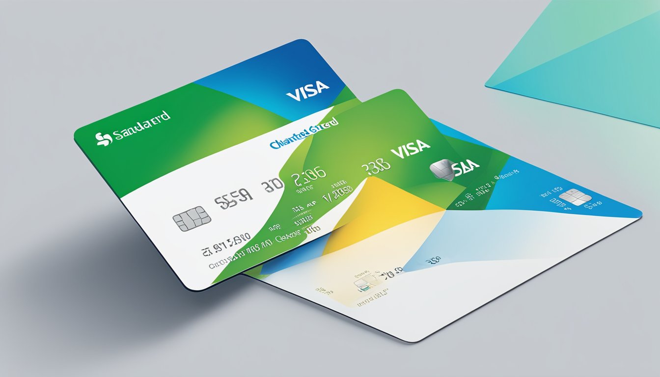 The standard chartered visa infinite credit card fees and charges displayed on a clean, modern, and professional-looking brochure