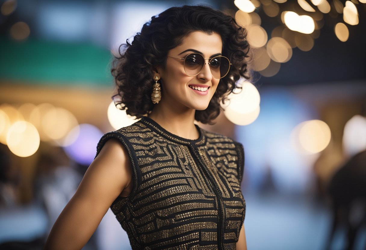 Taapsee Pannu's film career illustrated without human subjects