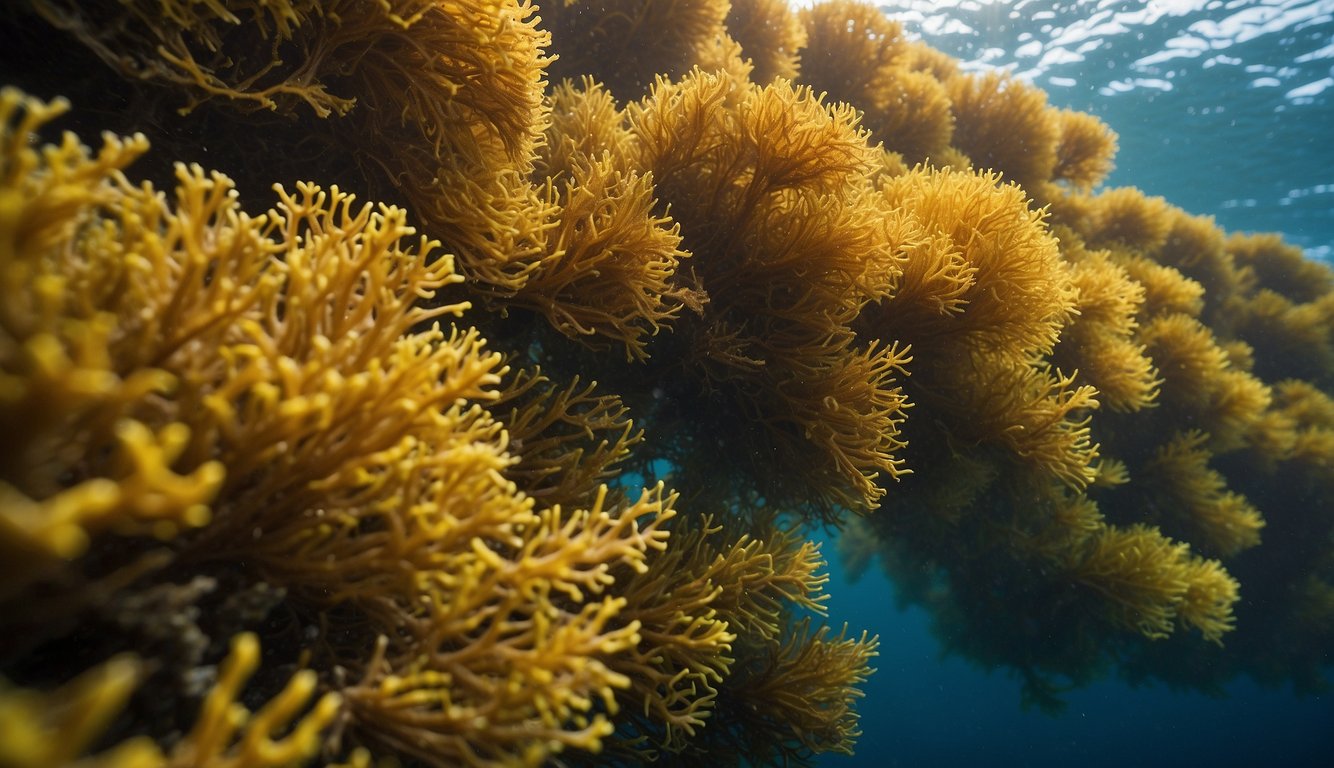 The Sargassum Sea teems with life.

Giant floating mats of seaweed create a unique ecosystem, providing a home for countless marine creatures