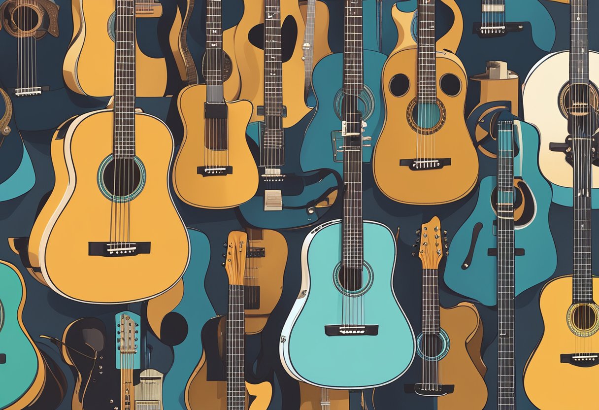 A beginner's guitar selection for guitar lessons in Tel Aviv and online from anywhere in the world