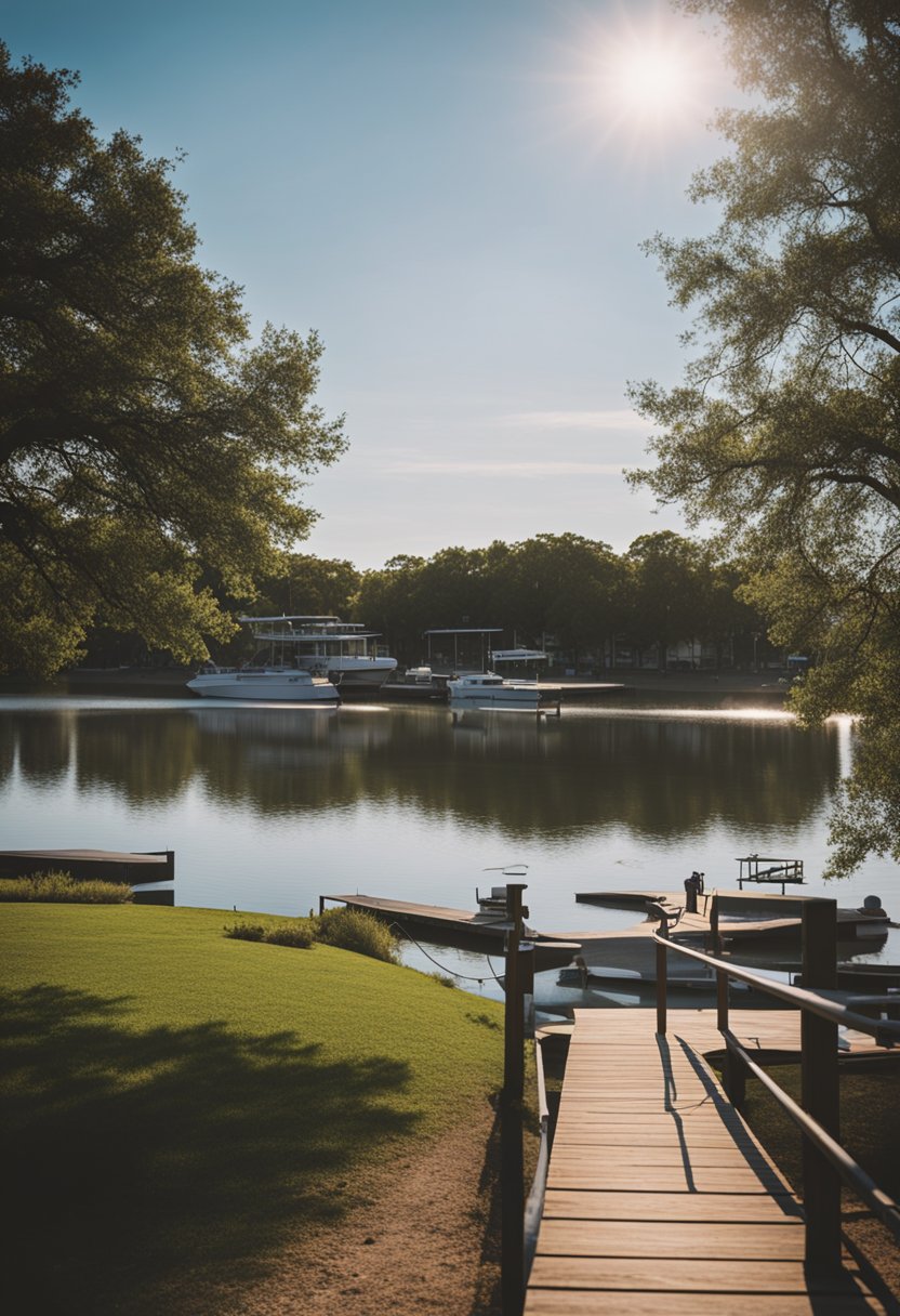 Camp Fimfo Waco RV parks by the waterfront