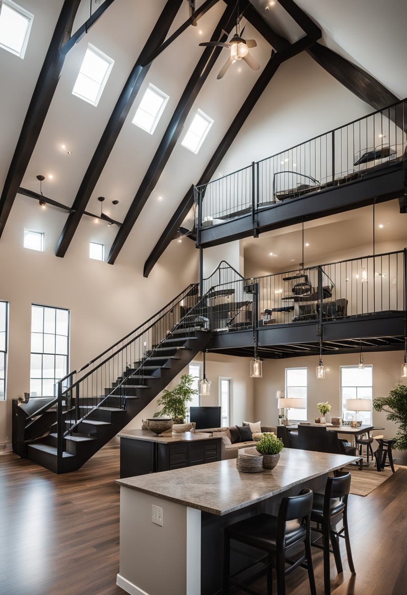 A spacious loft with four vacation rentals, perfect for large groups, located in Waco