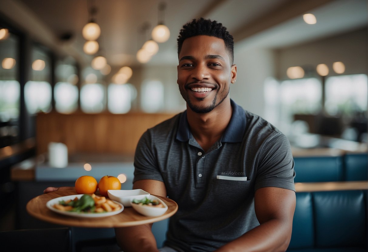 A person feeling less hungry after receiving a weight loss injection in Atlanta, experiencing the benefits of appetite suppression and improved safety