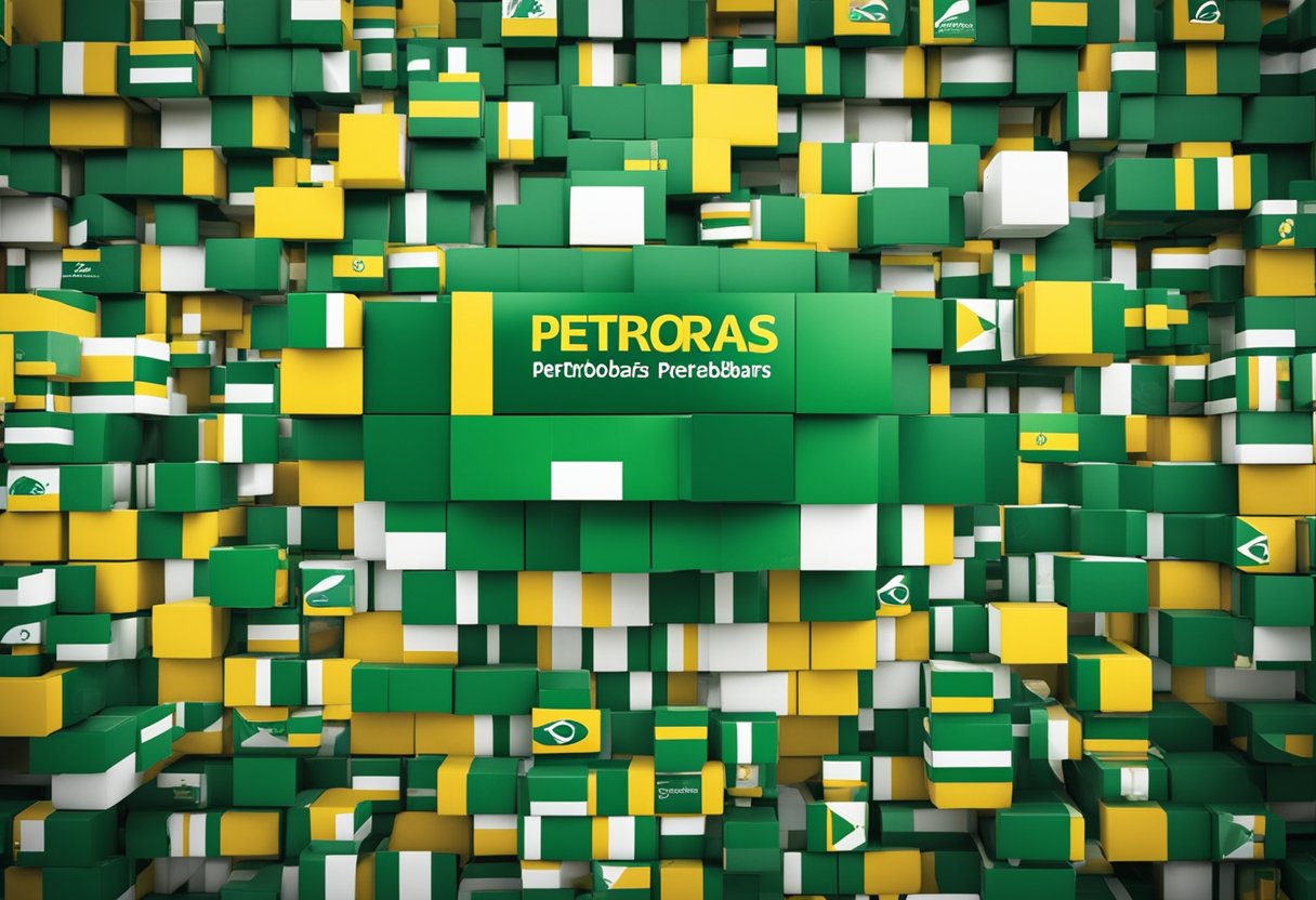 PETR4 stock performance news, Petrobras logo prominent