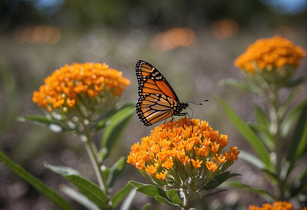 Florida butterfly milkweed thrives in full sun, well-drained soil, and dry to medium moisture levels. It requires minimal care and is tolerant of drought, making it an ideal addition to a low-maintenance garden