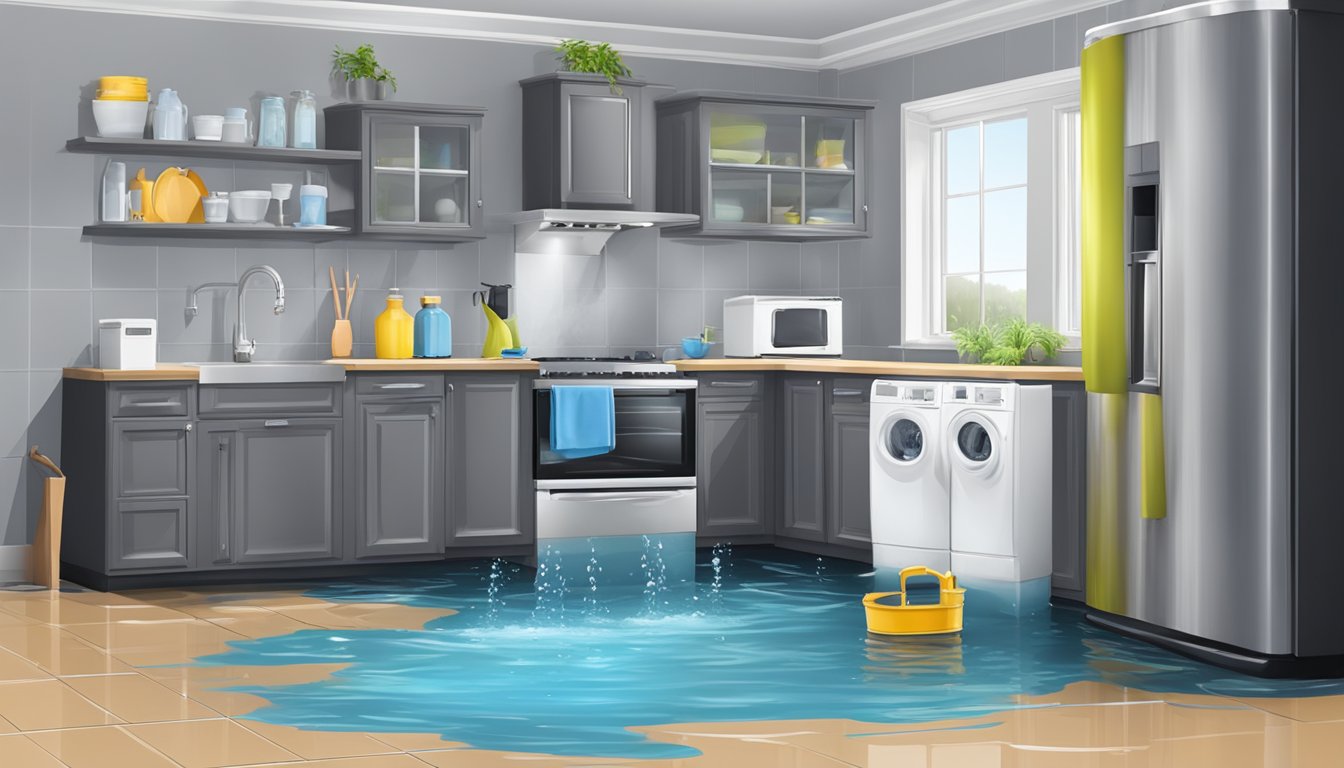 Water damage categories: clean, gray, black. Clean water from broken pipes. Gray water from appliances. Black water from sewage