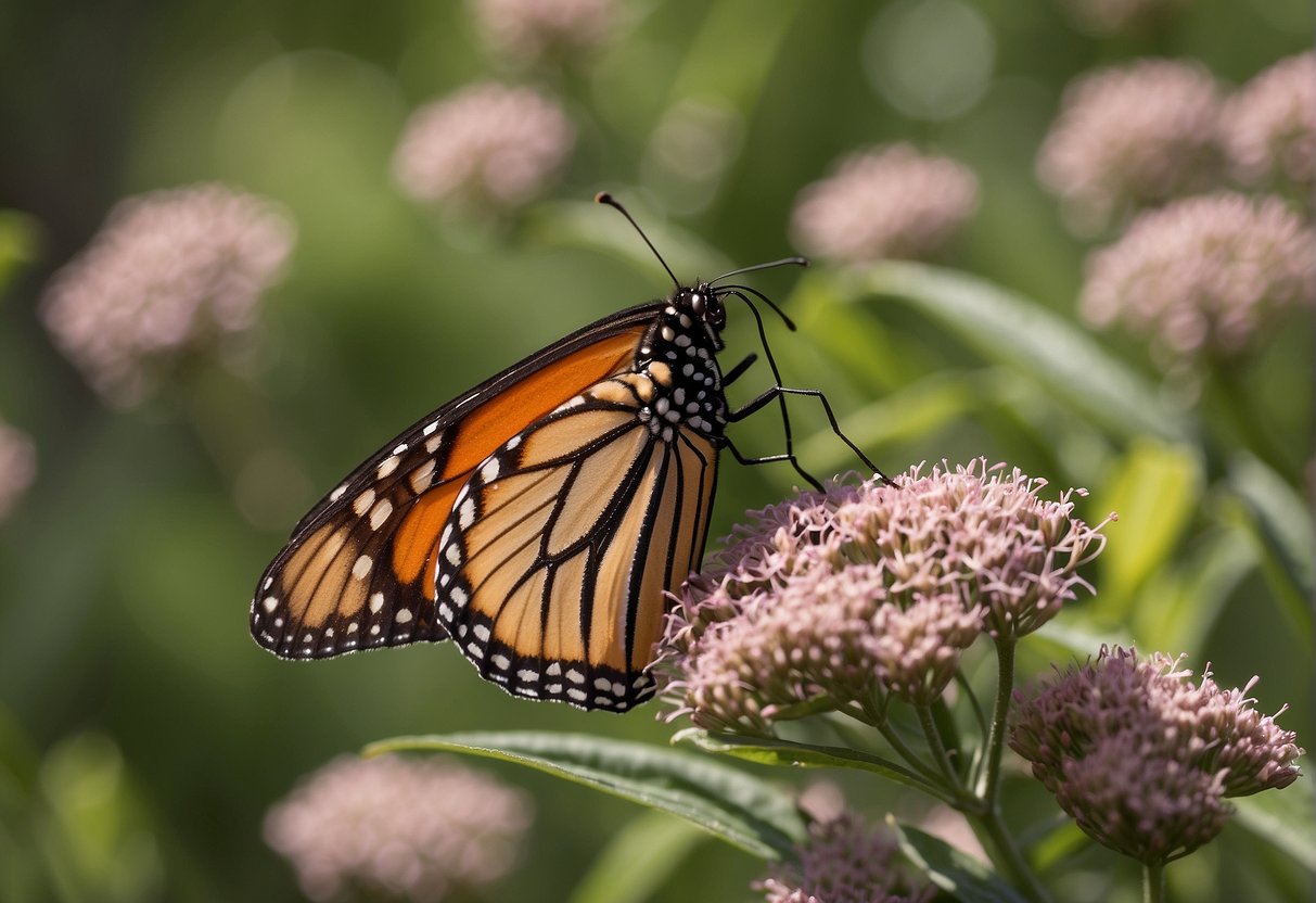 The monarch butterfly evolves to tolerate cardenolide in milkweed, using it to fend off predators and store the toxin for protection