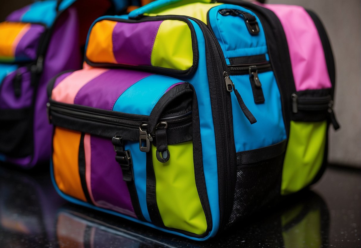 A sturdy, ergonomic school bag with padded straps and multiple compartments. Reflective material for safety. Bright colors and fun designs