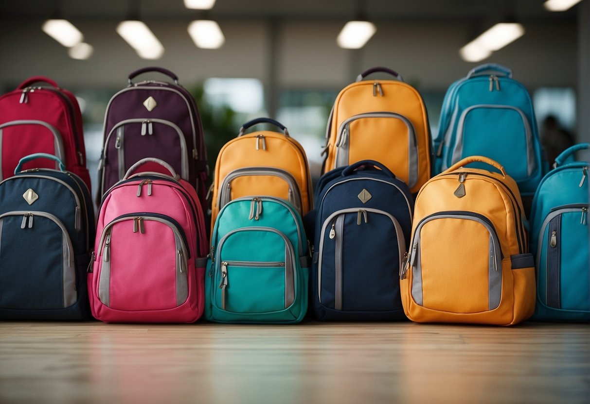 A well-designed school bag with ergonomic features for safety