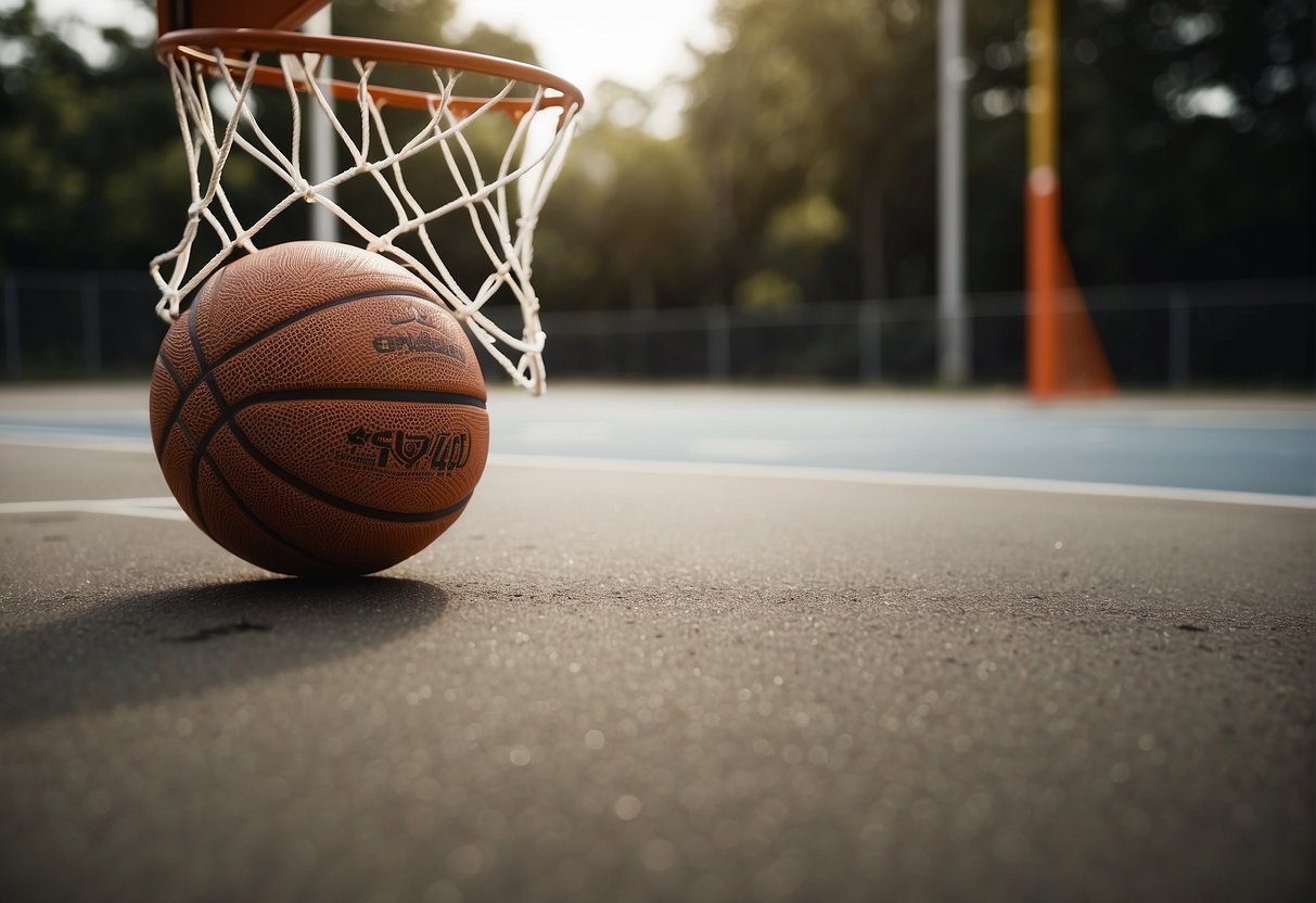 A basketball repeatedly swishes through the net as it's practiced from different angles, building confidence and skill