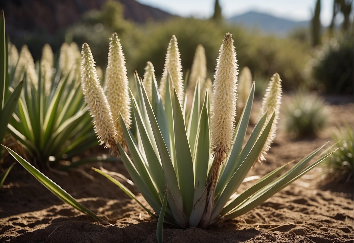 Yucca plants thrive in bright, indirect light. Keep soil well-drained and allow it to dry between waterings. Provide occasional fertilization and repot as needed