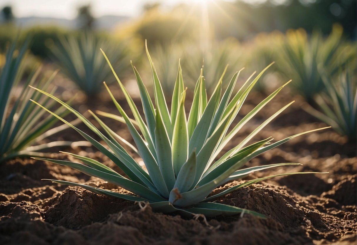 A yucca plant thrives in well-draining soil with plenty of sunlight. The soil should be sandy or loamy, with a pH level of 6 to 7.5. Fertilize sparingly and water only when the top