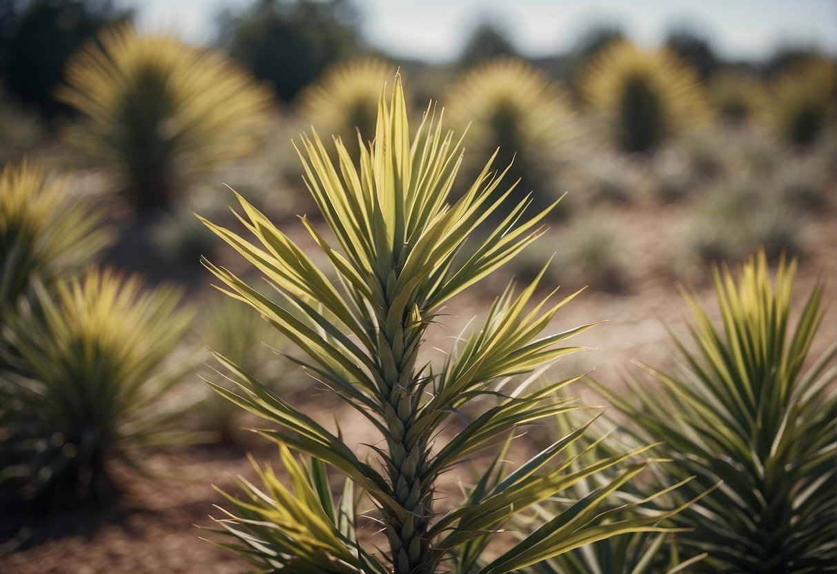 Yucca plants wilt as surrounding plants thrive