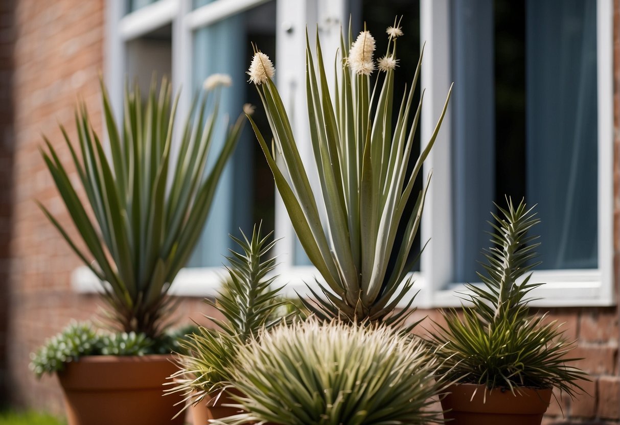 How to Incorporate Three Yucca Plants in Your Small Window Front Garden