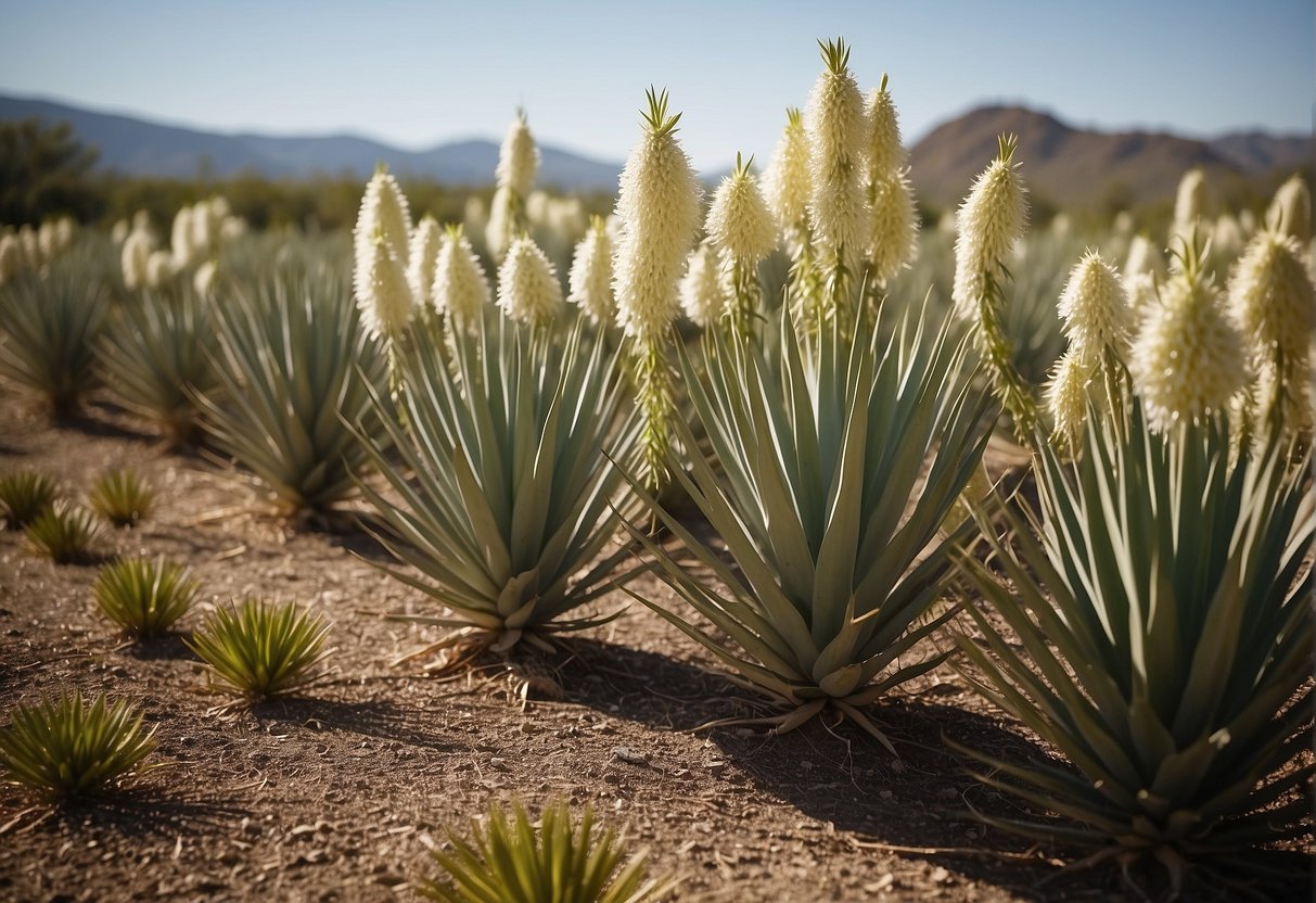 Yucca plants being sourced and planted, 7 days until due
