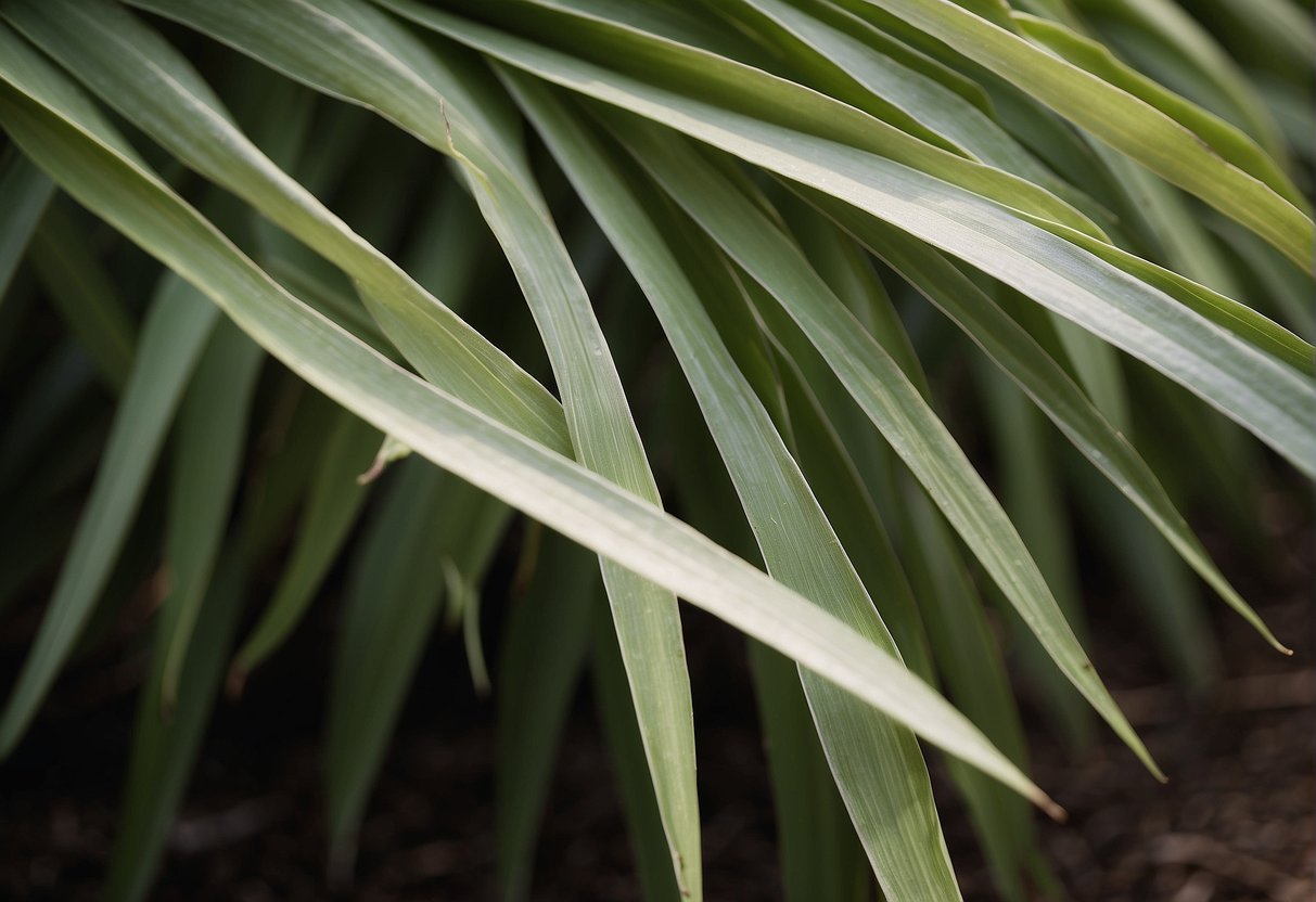 Yucca leaves stripped and twisted into strong lashing