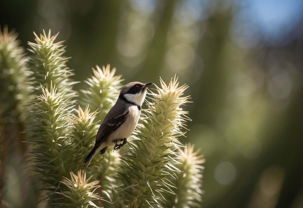 Wildlife feeds on yucca plants for food and shelter
