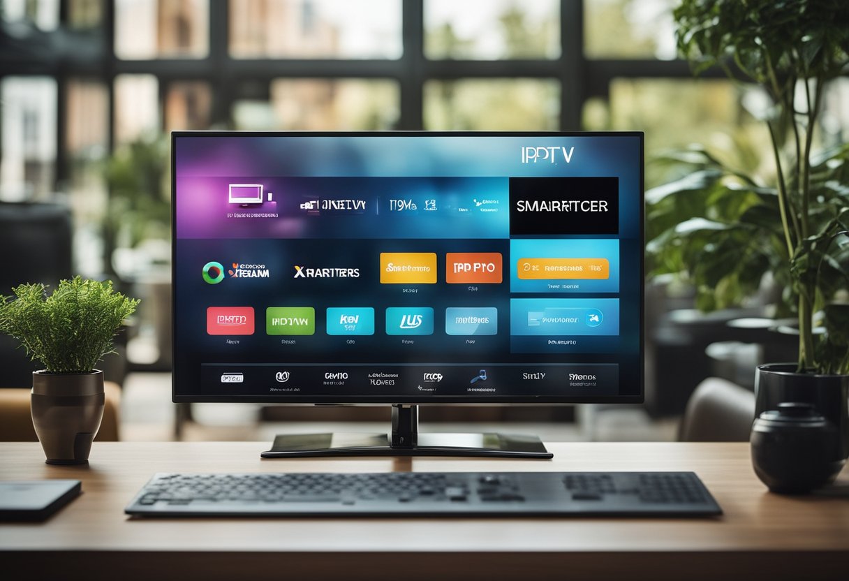Eine elegante, moderne Benutzeroberfläche mit der IPTV Smarters-App mit Xtream IPTV-Funktionen und benutzerfreundlichem Design und Funktionalität