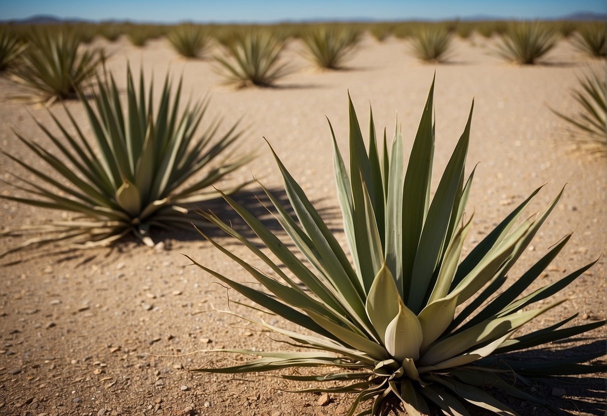Yucca plants thrive in arid climates with well-drained soil. They can be found in regions with hot summers and mild winters, such as deserts and coastal areas