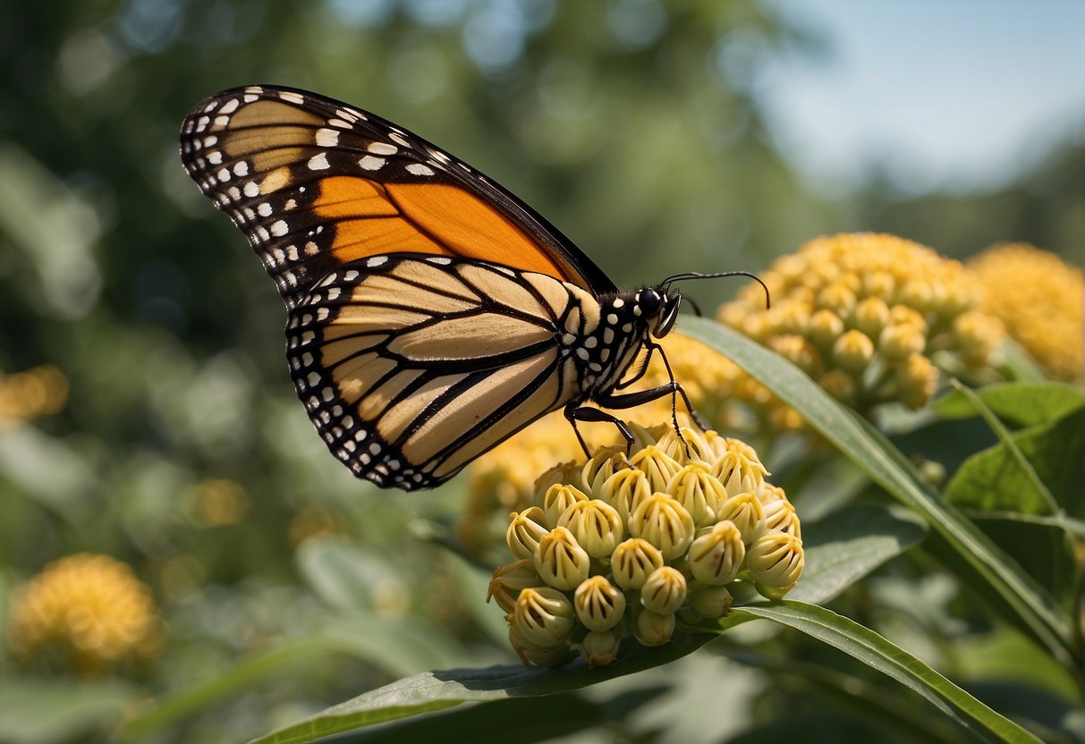 What is the Symbiotic Relationship Between Monarch Butterfly and Milkweed?