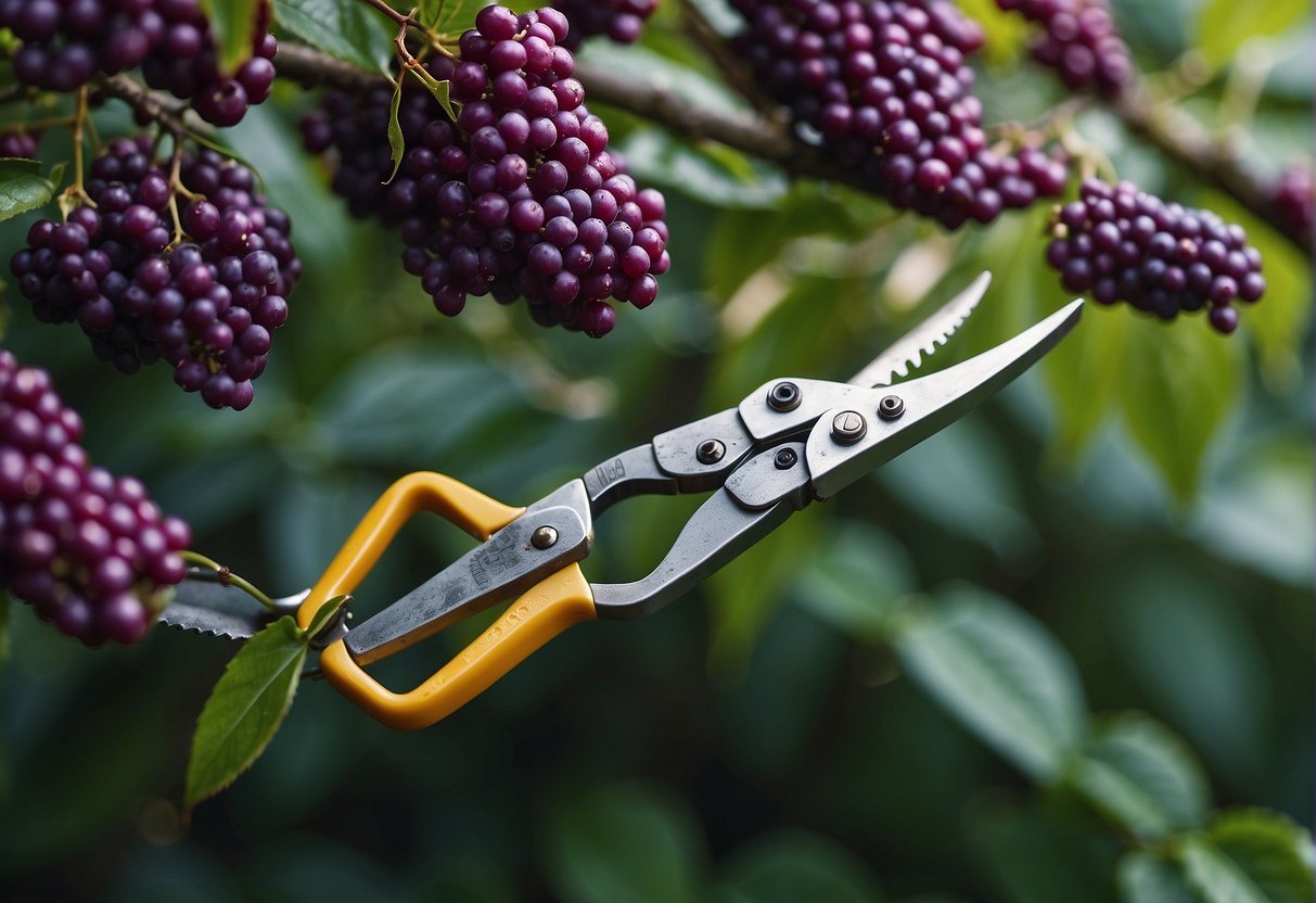 When to Trim Beautyberry: A Guide to Pruning Beautyberry Bushes