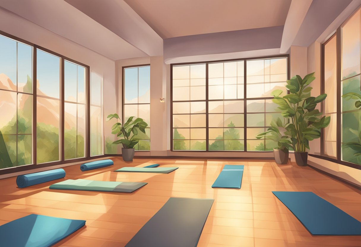 A hot yoga room is heated to around 100-105 degrees Fahrenheit, creating a warm and intense environment for practitioners to experience physical and mental benefits