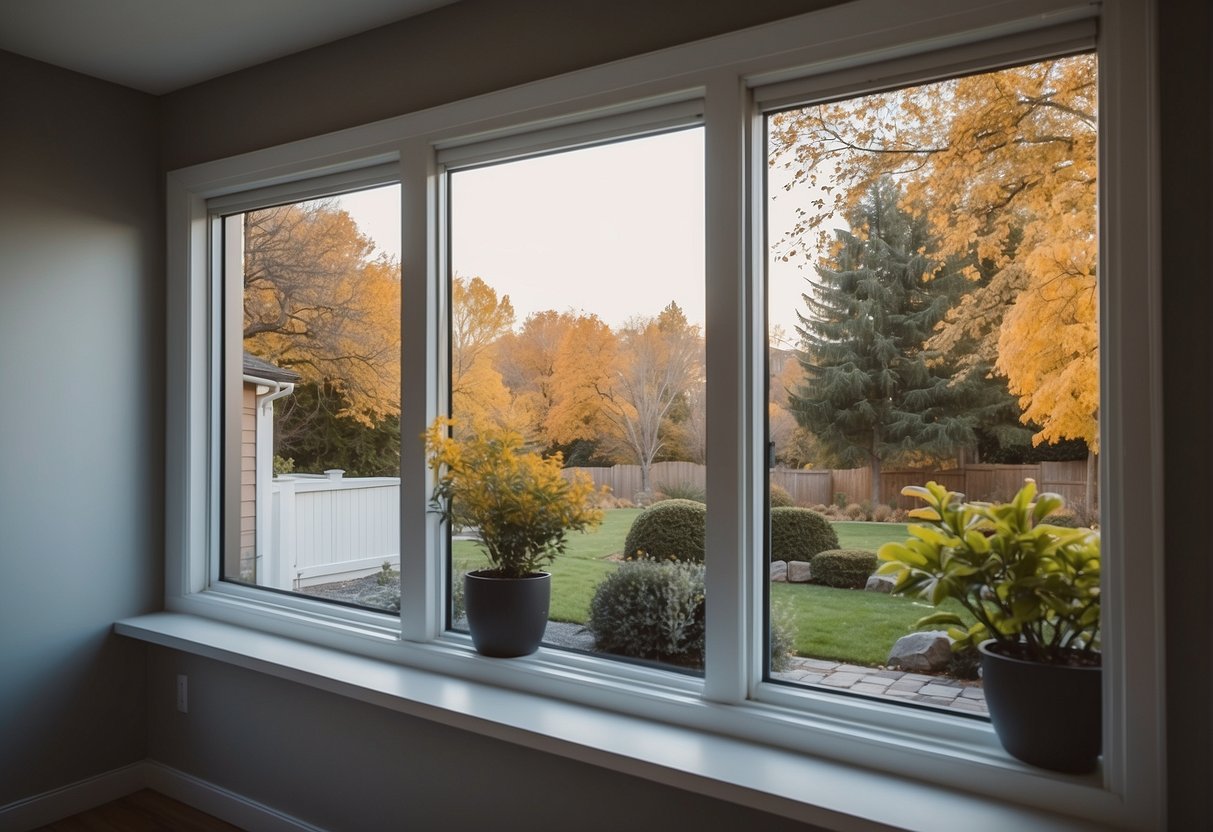 A bright, modern home with new replacement windows, showcasing improved energy efficiency and increased property value