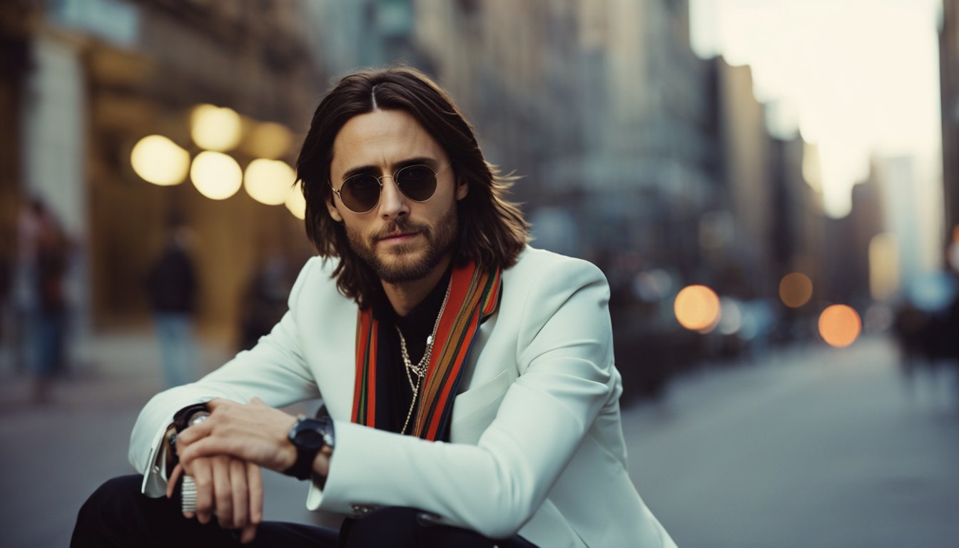 Jared Leto's early life and career beginnings, with a focus on his rise to success and accumulation of wealth