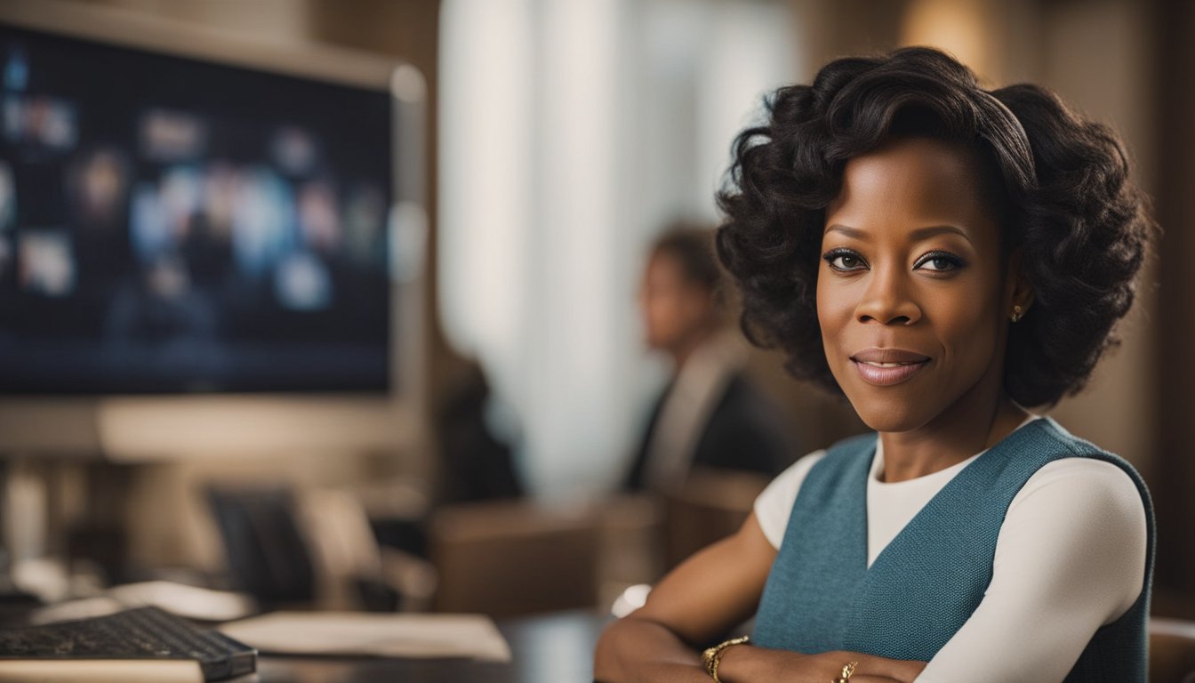 Regina King's early life and career illustrated through childhood photos, acting roles, and awards