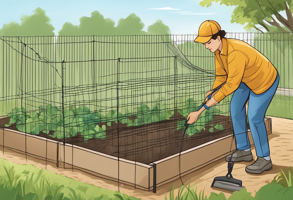 How to Put Up Bird Netting: Protecting Your Garden with Ease