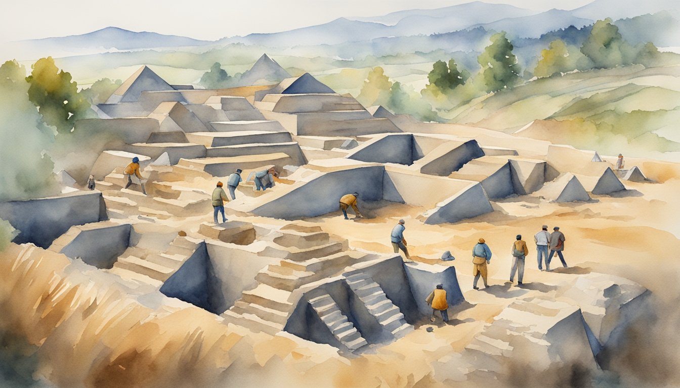 Archaeologists excavate and study Bosnian pyramids