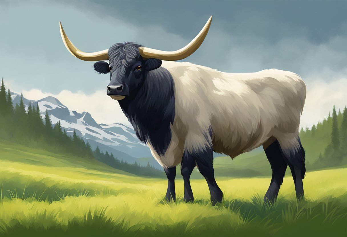 A sturdy Dølahest from Norway, known for its good temperament, standing proudly in a lush green pasture