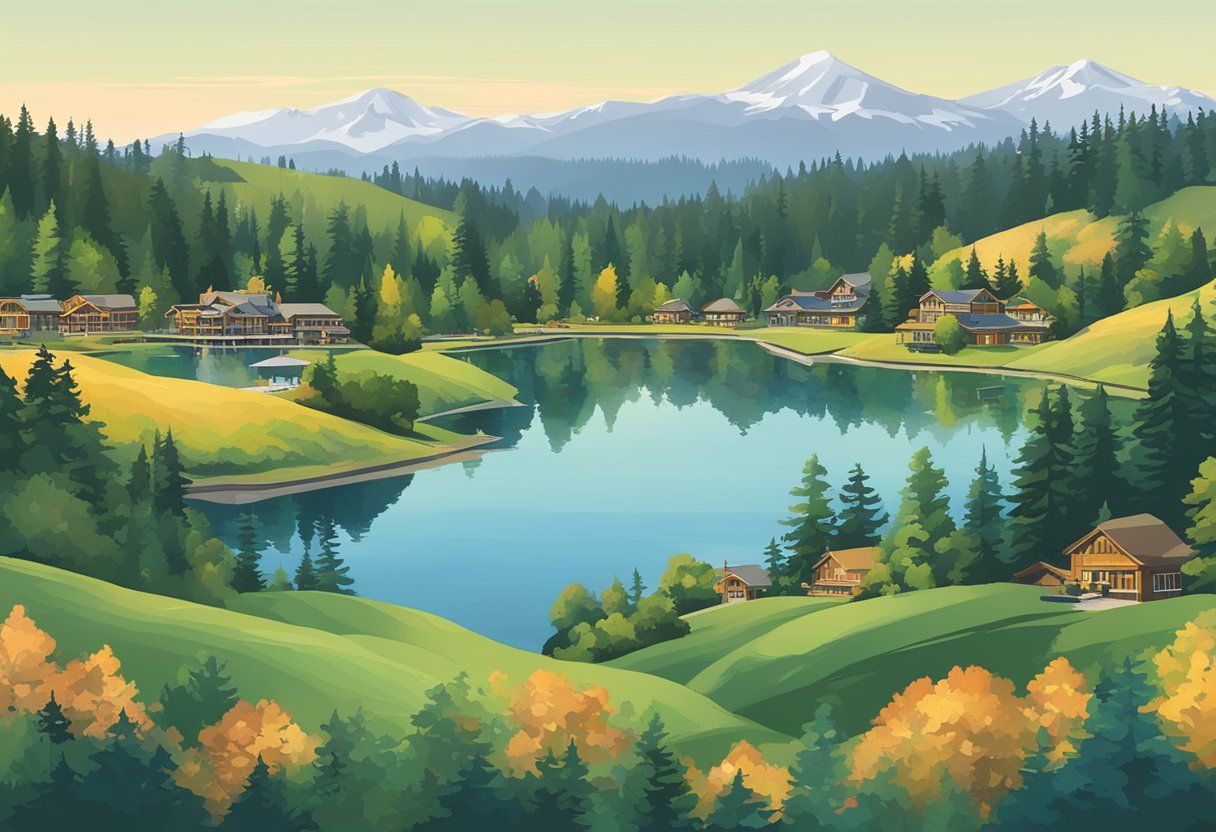 Sammamish, WA: Rolling hills, lush forests, and serene lakes define this picturesque town nestled in the Pacific Northwest