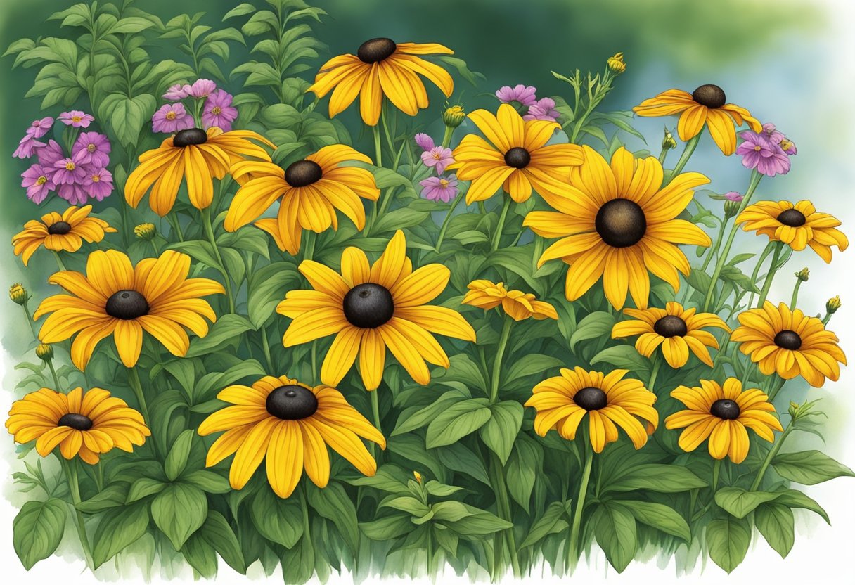 What to Plant in Front of Black-Eyed Susan: Complementing Your Garden Aesthetics