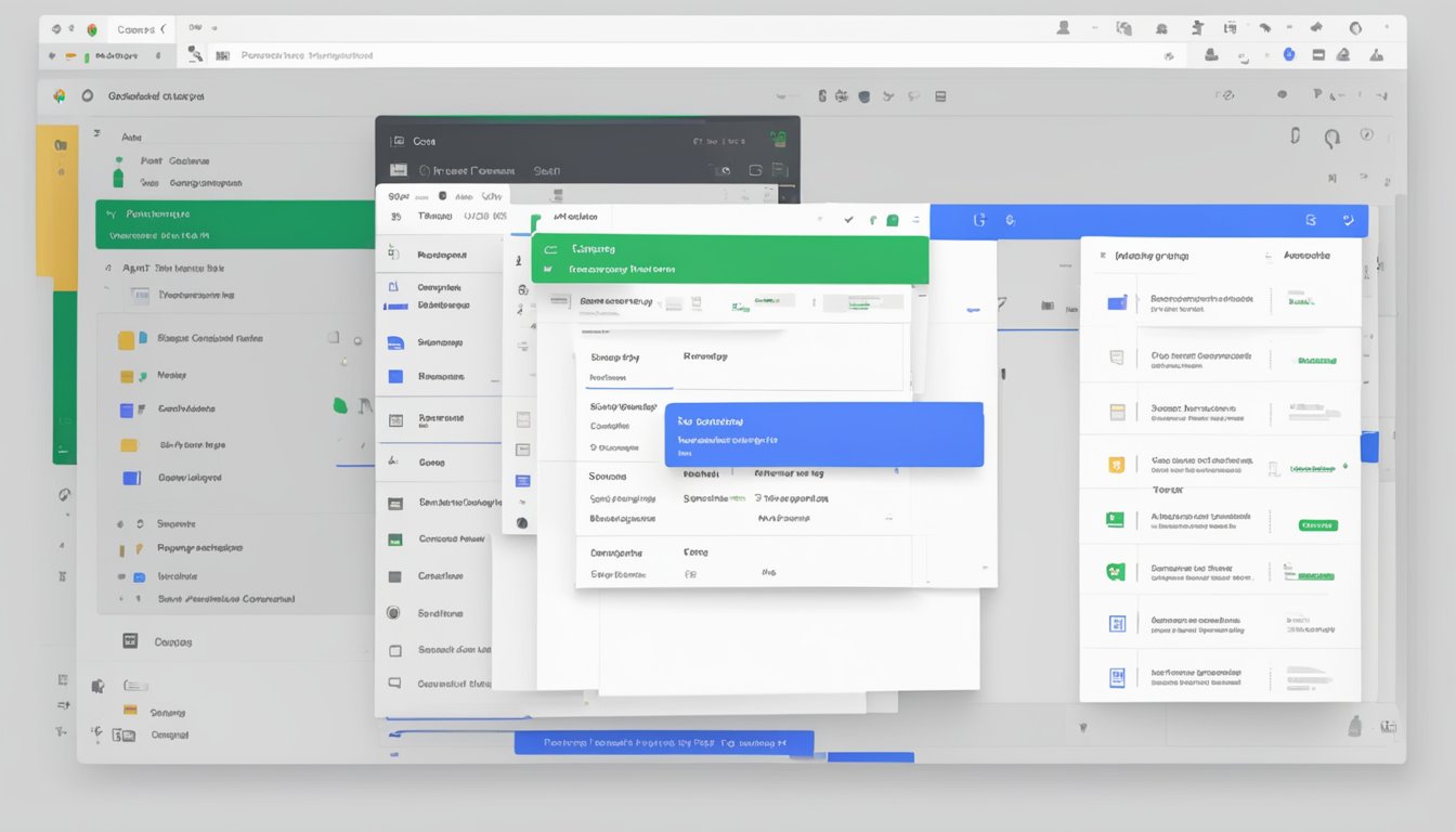 A computer screen with Google Docs open, showing a list of personalized time-saving shortcuts for power users. The user interface is clean and organized, with the shortcuts clearly labeled and easily accessible