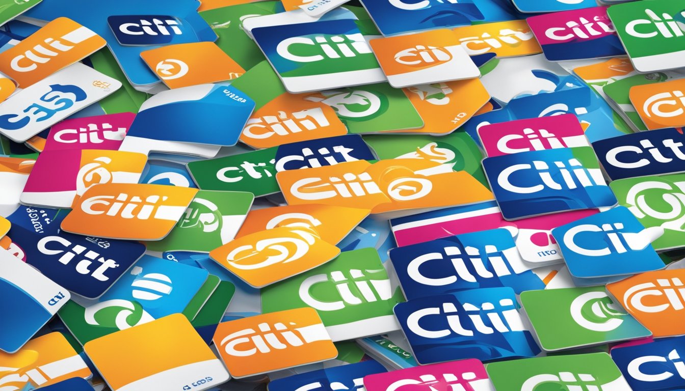 The Citi Cash Back+ Card stands out with its bold logo and sleek design. The card features a cashback symbol and the Citi logo prominently displayed on the front, with a clean and modern look