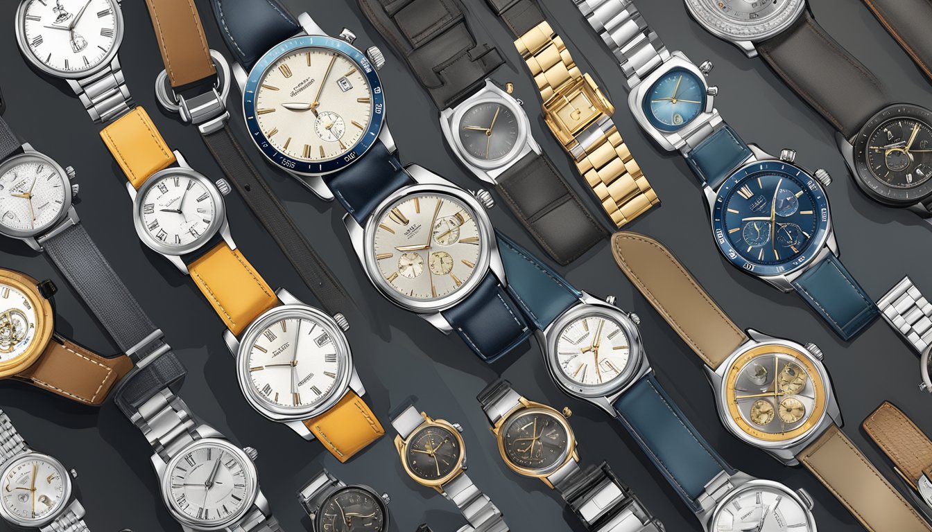 A display of affordable and trendsetting watches from top brands