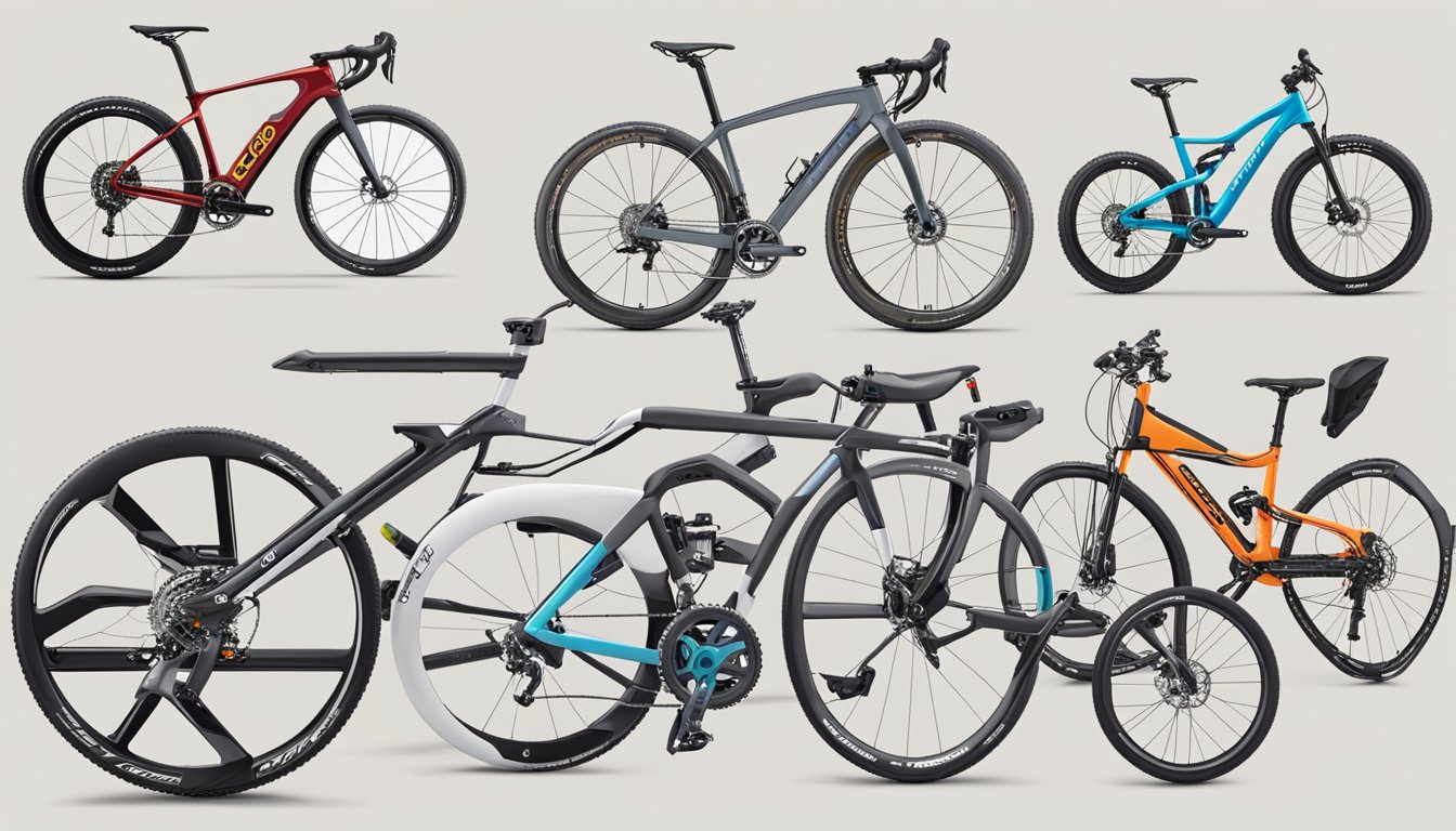Top bike brands displayed with their latest models and offerings, including road bikes, mountain bikes, and electric bikes. Brand logos and product details are highlighted