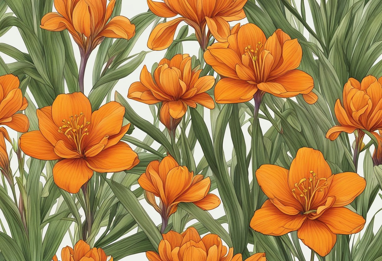Bright orange saffron flowers fill a small scale, totaling one gram