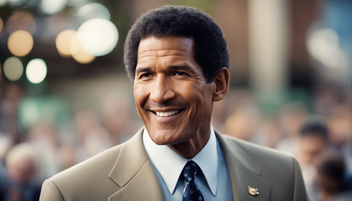 Bryant Gumbel's early life and career beginnings are depicted through a series of educational and professional milestones, showcasing his growth and development