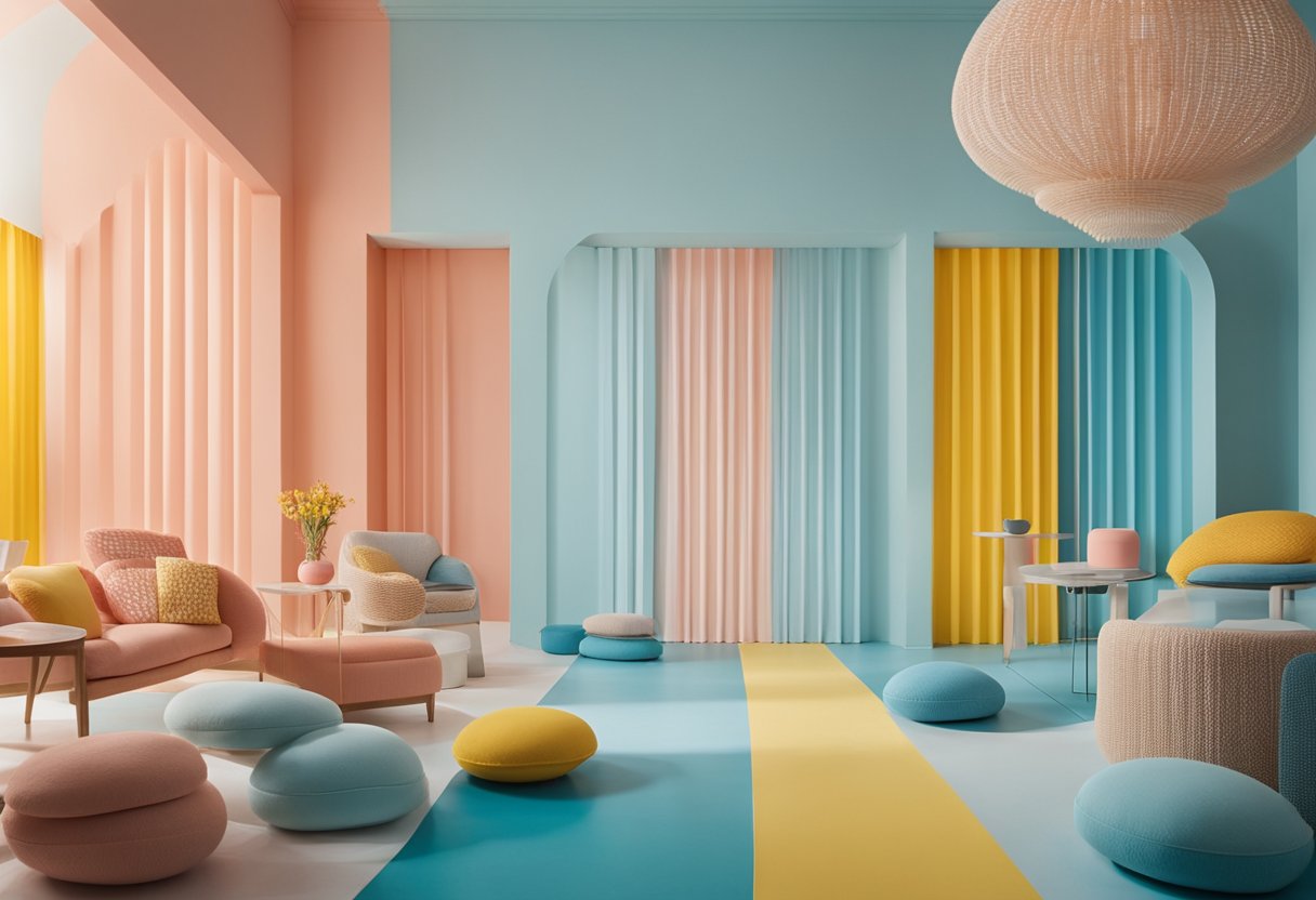 Vibrant hues of coral, sky blue, and sunshine yellow dominate the fashion scene for spring and summer 2024. Soft pastels and bold neons create a dynamic palette, perfect for illustrating the latest color trends