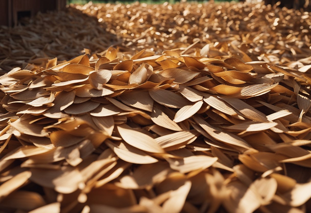 can you use wood chips for chicken bedding?