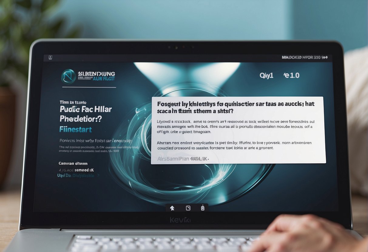 A person searches online for "Frequently Asked Questions on pubic hair removal."