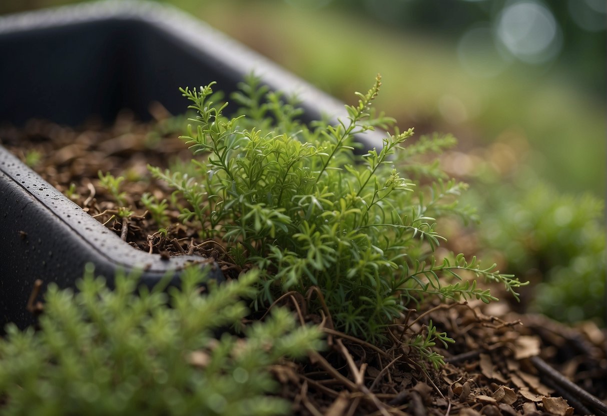 A neglected pubic area with overgrown hair, lacking hygiene