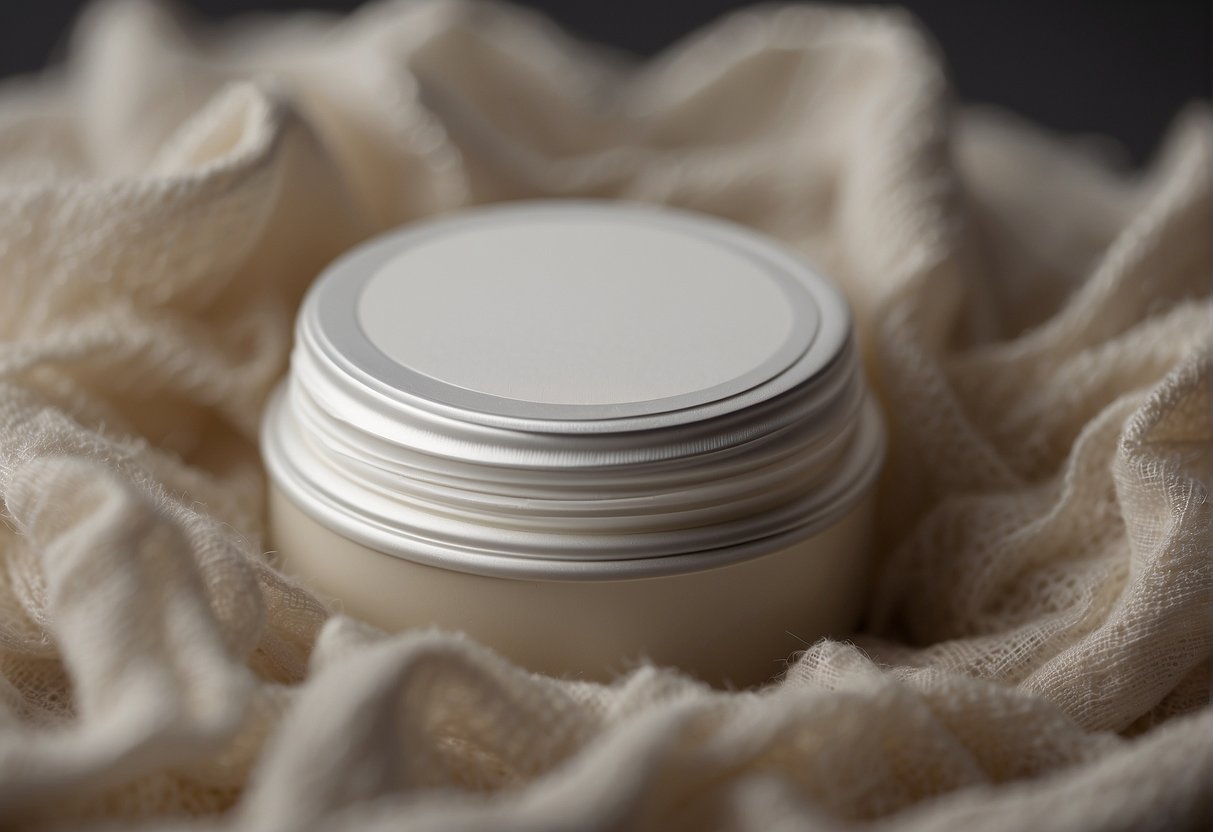 A close-up of a blank canvas, with or without pubic hair