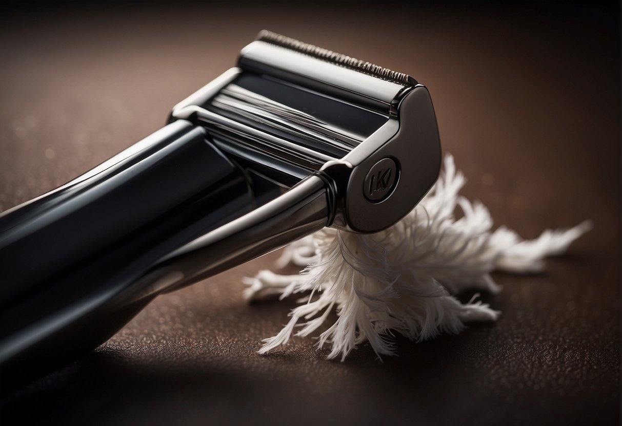 A razor shaving pubic hair, surrounded by FAQ text