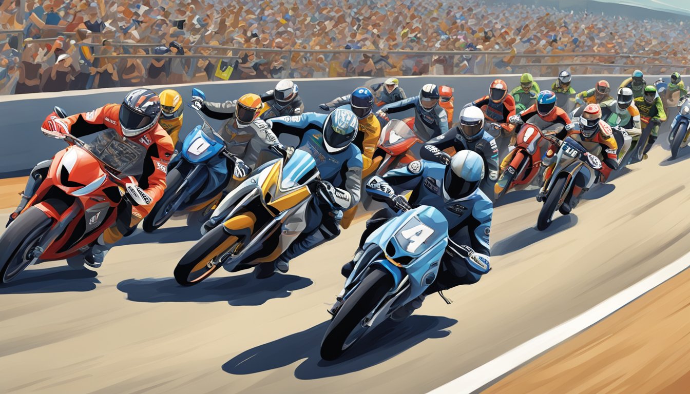 Motorcycle brands compete in a crowded arena at notable events