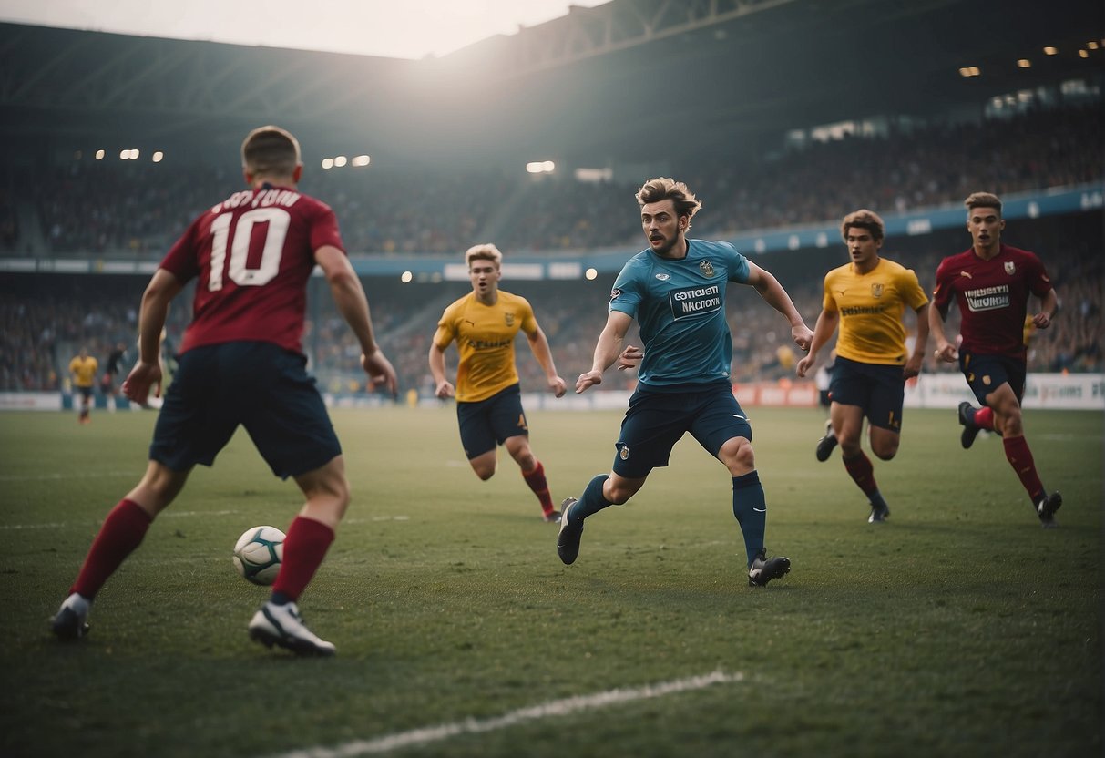 How Many Calories Do You Burn Playing Soccer 2024? Experts Explain 3 Players sprint across the field, passing and shooting. Energy is high as they chase the ball, burning calories with each dynamic movement