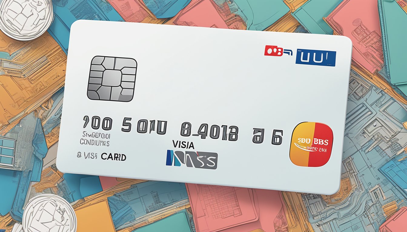 The DBS yuu Visa Card Singapore terms and conditions displayed with the card design and logo prominently featured