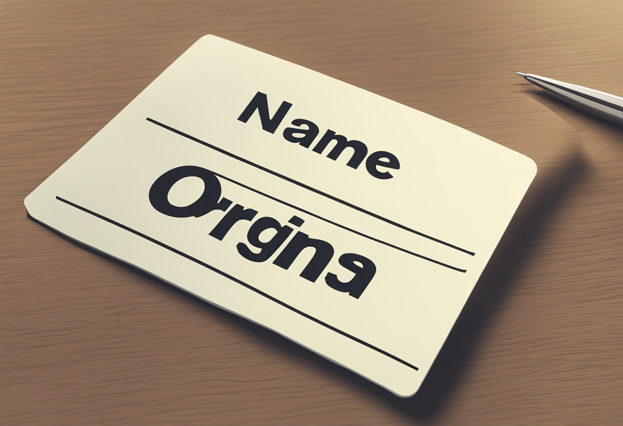 A name tag on a desk reads "Jack" with a question mark above it. A book titled "Name Origins" is open to a page on nicknames
